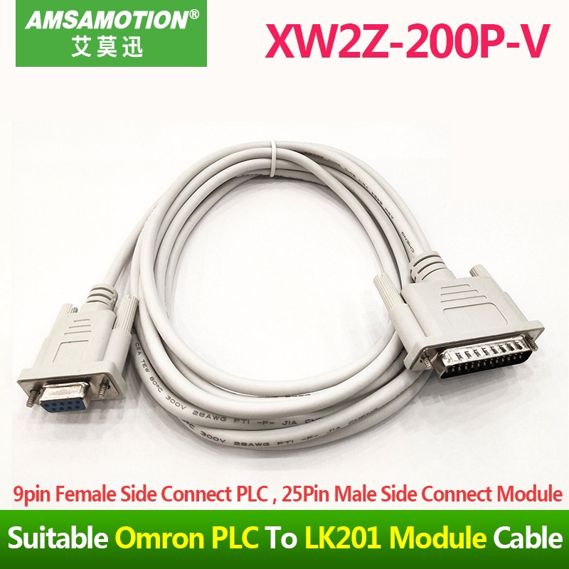 SZ XW2Z-200P-V เหมาะสําหรับ Omron PLC C200H C60P C100H CVM1 เชื่อมต่อ LK201 โมดูลการเขียนโปรแกรมสาย