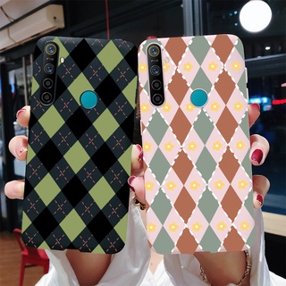 เคสโทรศัพท์มือถือ ซิลิโคนนิ่ม ลายตารางหมากรุก แฟชั่น สําหรับ OPPO Realme C3 3 Pro 5 5i 6i RealmeC3 Realme5I Realme6i Realme5