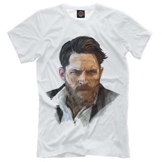 ผ้าฝ้ายคอกลมเสื้อยืด พิมพ์ลาย Actor Tom Hardy ทุกขนาด สําหรับผู้ชายfrom S-4XL