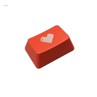 lucky* DIY Gaming Keycap for CTRL Key Button ABS Key Cap Red Heart for Logitech- G810 / G512 / G413/ G Pro Mechanical Keyboard