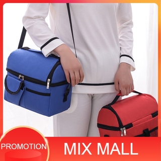 MixMall พร้อมส่ง กระเป๋าเก็บอุณหภูมิ กระเป๋าเก็บความเย็น กระเป๋าใส่ขวดนม เก็บน้ำนมแบบพกพา Portable Lunch Insulation