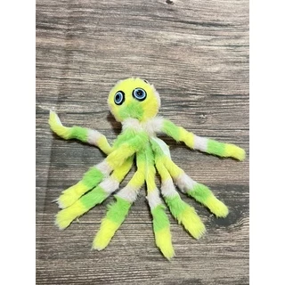 🔥🐙พวงกุญแจปลาหมึกตุ๊กตามีสีสันสีสุ่ม New colorful octopus keychain ZYCS