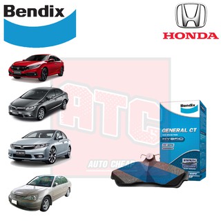 Bendix ผ้าเบรค honda civic ทุกรุ่น ฮอนด้า ซีวิค General CT