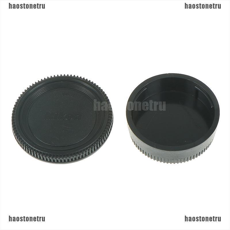 (etru)Camera Body Cover Lens Rear Cap For Nikon F D7100 D5200 D5300