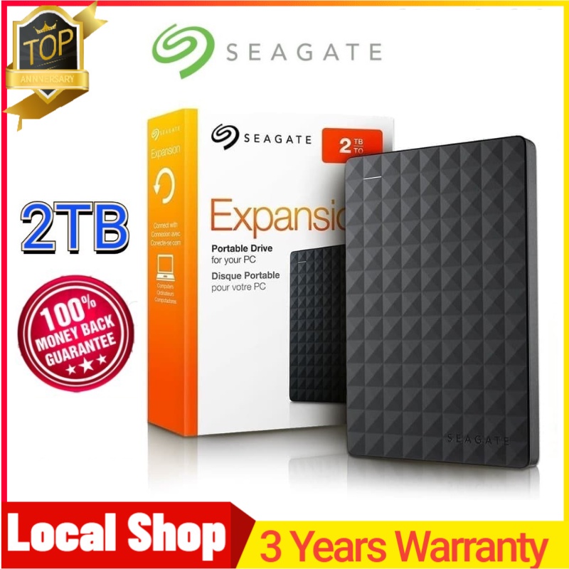 Seagate Hardisk Eksternal 2TB/1TB External Hard Disk Portable HDD External Hard Drive