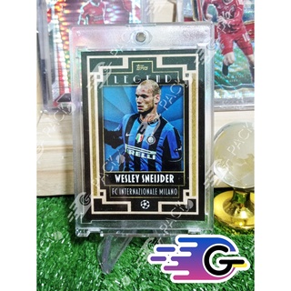 การ์ดนักฟุตบอล Topps UEFA Champions League Deco 2021 Wesley sneider Legend