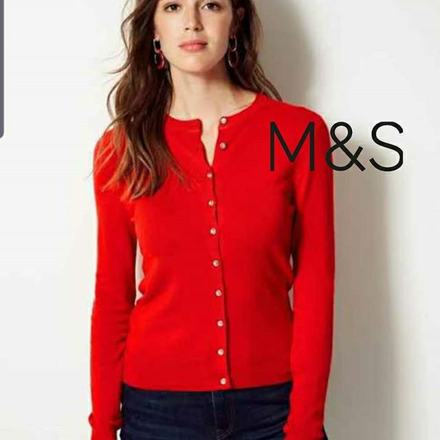 Mark and spencer : Red Sweater Cardigan