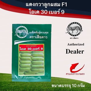 เมล็ดพันธุ์ แตงกวา โอเค30 เบอร์9 100g