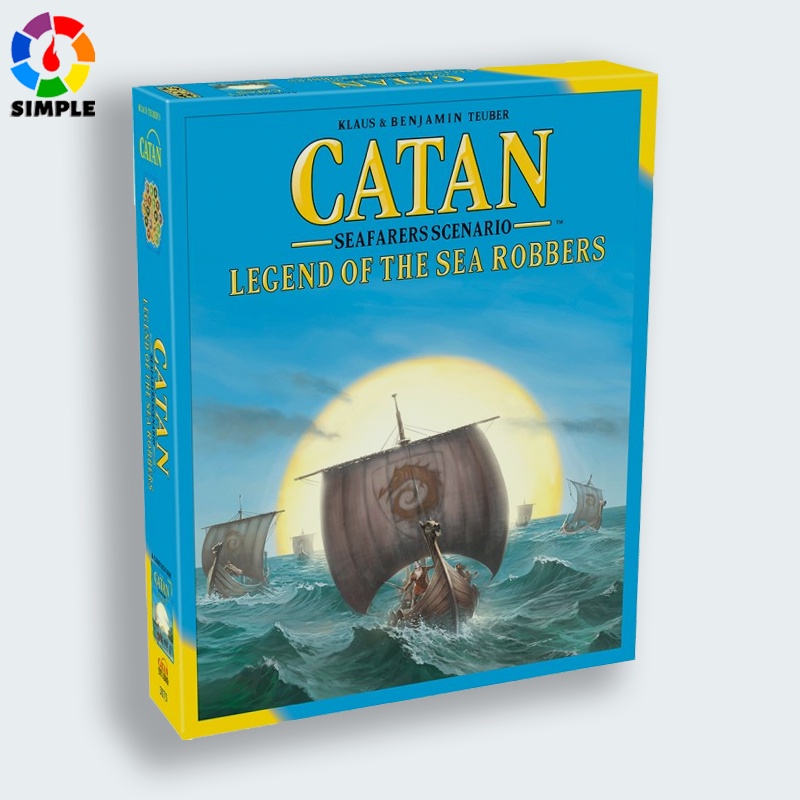 Catan: Legend Of The Sea Robbers เกมกระดานของเล่นสําหรับเด็ก