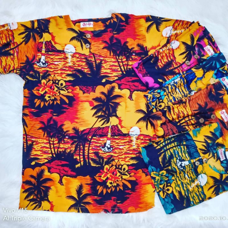 W&W FASHION BALI TOP COCONUT TREE IMAGE LD 108