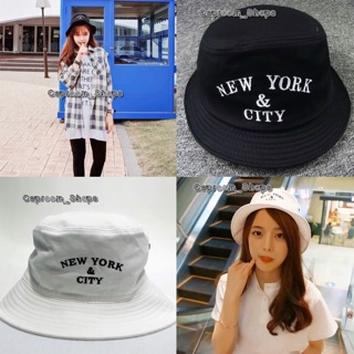 Bucket_Newyork&amp;City หมวกบักเก็ต Hat_ราคาถูก พร้อมส่ง