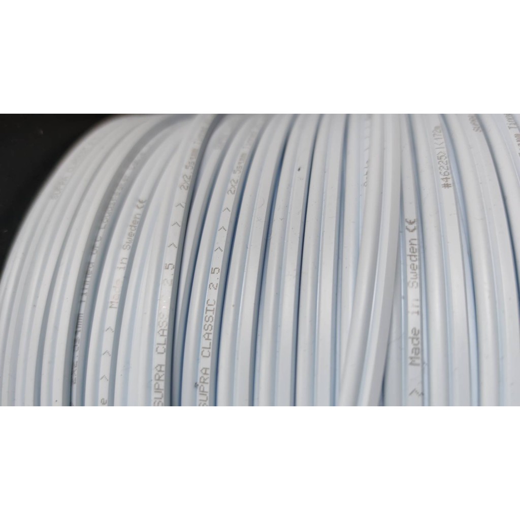 Supra Classic 1.6,2.5, 4.0, 6.0 สายลำโพง เสียงเบสชัดนุ่มลึก เน้นรายละเอียด ราคาต่อเมตร