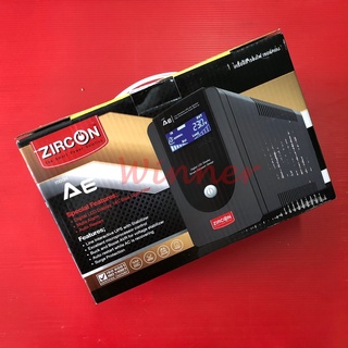 UPS (เครื่องสำรองไฟฟ้า) ZIRCON AE 1000VA 550W