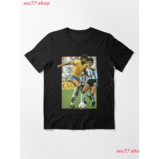 New Sócrates, Football Legend Essential T-Shirt เสื้อยืด ดพิมพ์ลาย เสื้อยืดผ้าฝ้าย คอกลม cotton แฟชั่น sale Unisex