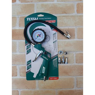 Total หัวเติมลม เกจ์วัดลมสายอ่อน รุ่น TAT-11601