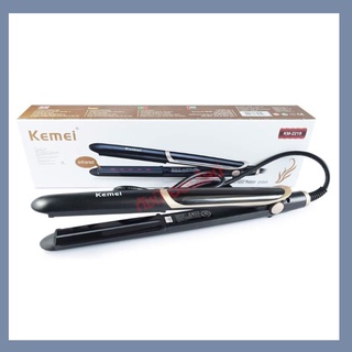 KM-2219  ที่หนีบผม Kemei รุ่น KM2219 ที่หนีบผมอินฟาเรด หน้าจอดิจิตอล เหมาะสำหรับคนทำสี และผมแห้งเสีย