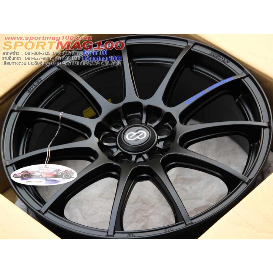 ล้อแม็กซ์ Enkei Sc22 สีดำด้าน 8-18นิ้ว 5รู100/114 ET40 [17796]