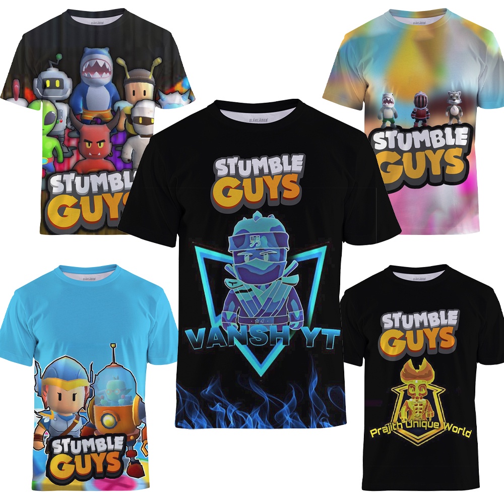 เสื้อยืด Stumble Guys สําหรับเด็ก Stumble Guys Epic5-14years Old