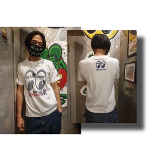 Mooneyes x Pabst blue ribbon (เสื้อยืดลาย)