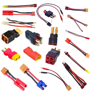ปลั๊ก T เป็น XT60 ปลั๊ก EC3 ปลั๊ก Tamiya สายเคเบิลชาร์จสมดุล…