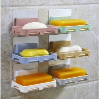 Easeylike ที่วางสบู่ติดผนัง ที่วางฟองน้ำล้างจาน ไม่ต้องเจาะ รับน้ำหนักได้เยอะ ที่วางสบู่ในห้องน้ำ
