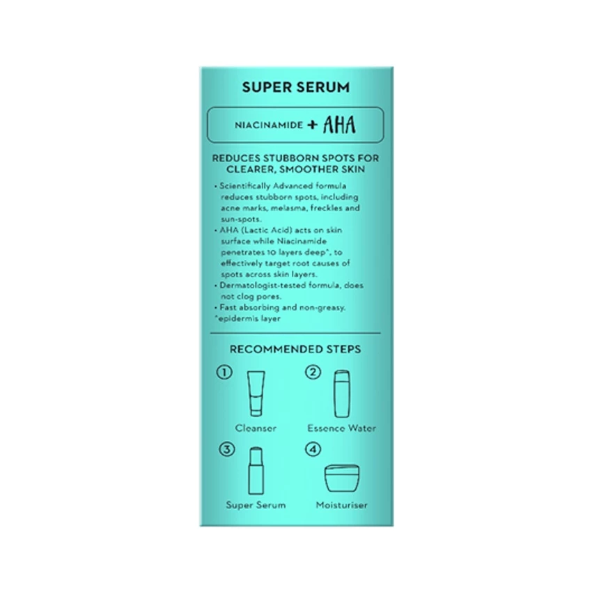 โอเลย์ ลูมินัส ไนอะซินาไมด์พลัส เอเฮชเอ ซุปเปอร์ เซรั่ม สกินแคร์ 30 มล. OLAY SUPER SERUM AHA 30 ML thumbnail 8
