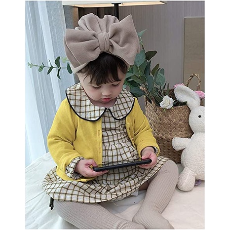 หมวกผ้าโพกหัว เด็กแรกเกิด โบว์ใหญ่น่ารัก เนื้อผ้านุ่ม - รูปที่ 2