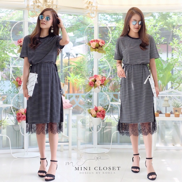 Lady Stripe Dress