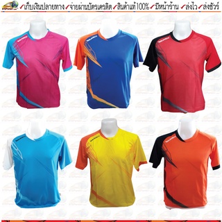 Warrix(วอริกซ์) เสื้อกีฬาพิมพ์ลายวอริกซ์ เสื้อกีฬา เสื้อฟุตบอล รหัส WA-1520 ไซส์ S-2L