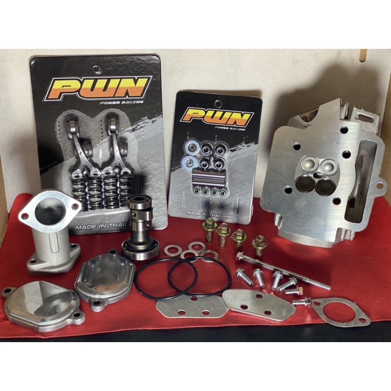 ฝาสูบ4วาล์ว เวฟ100ใส่ลูก53-57มิล พร้อมเซท