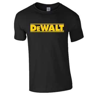 เสื้อยืดครอปเสื้อยืด พิมพ์ลาย Dewalt เหมาะกับใส่ทํางานวันเกิด ปาร์ตี้คริสต์มาส สําหรับผู้ชายS-5XL