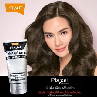 แว๊กซ์เคลือบเงาผม โลแลน พิกเซล เซลโลโฟน แฮร์ กล็อสซี่ แว็กซ์ Lolane Pixxel Cellophane Hair Glossy Wax 150 g.