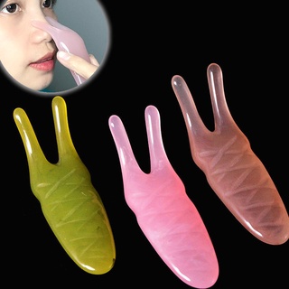 เครื่องมือลูกกลิ้งนวดสปาจมูก Gua Sha 1 ชิ้น