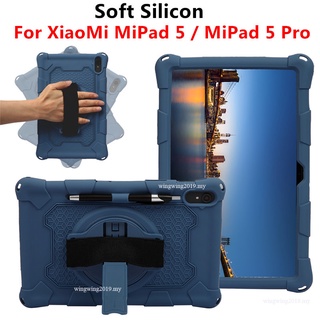 เคสแท็บเล็ต ซิลิโคนนิ่ม พร้อมขาตั้ง สําหรับ Xiaomi MiPad 5 5Pro 2021 11 นิ้ว 2021 Mi Pad 5 Pro