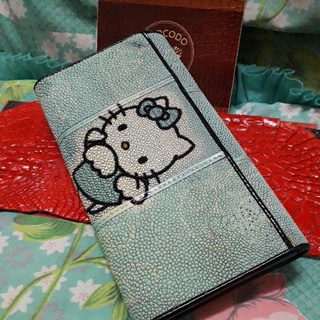 stingray long wallet purse กระเป๋าหนังปลากระเบน