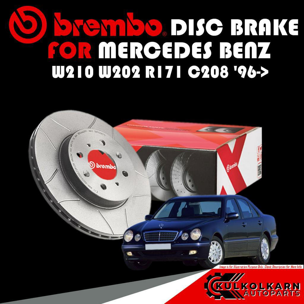 จานเบรกหลัง BENZ  W210 W202 R171 C208 (HC)  96-> (M08 7211 76)