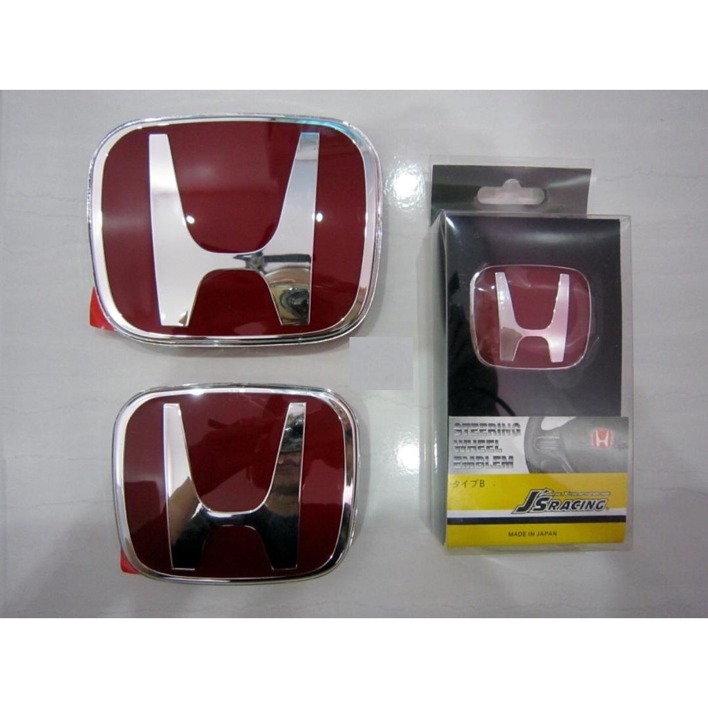 โลโก้ฮอนด้า Honda Merah สัญลักษณ์สีแดง Honda Jazz GD Jazz GE Jazz GK GK5 Facelift Honda gd Honda Ge 