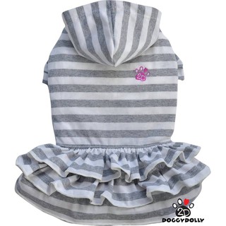 Pet clothes -Doggydolly  เสื้อผ้าแฟชั่น เสื้อผ้าสัตว์เลี้ยง เสื้อผ้าหมาแมว ชุดกระโปรง   D410