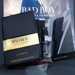 ผู้ชายในแบบ BAD BOY  🥰 น้ำหอม Carolina Herrera Bad Boy Le Parfum ขนาดทดลอง ของแท้ 100%