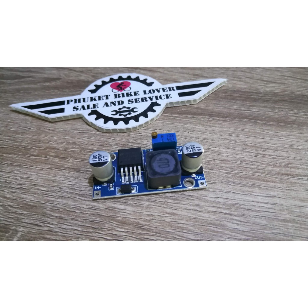 บอร์ดปรับแรงดันไฟลง LM2596 DC-DC Adjustable Step Down Power Module 3.2-40V to 1.25V-30V 3A DC-DC (BUCK-LM2596)