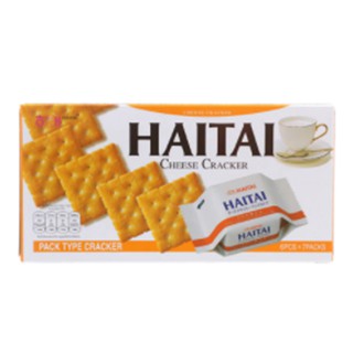 Haitai Cheese Crackers ไฮไทแครกเกอร์ชีส 172g.ขนมขบเคี้ยว อบกรอบ คุกกี้ บิสกิต ขนมนำเข้าจากเกาหลี