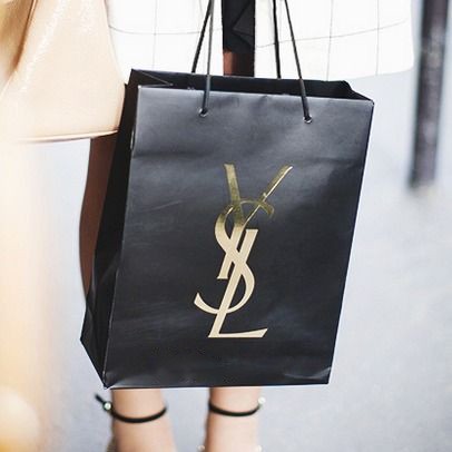 Adc - YSL Beauty Black Paper Bag