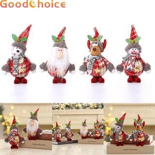 【Good】Christmas Doll Snowman Santa Claus Xmas Hanging Table Ornament Party Decoration【Ready Stock】