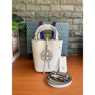 TORY BURCH LEATHER BUCKET BAG MILLER MINI BAG