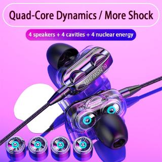 Earbuds 3D Stereo Dual Driver Music Earphone Strong Bass HIFI Sport