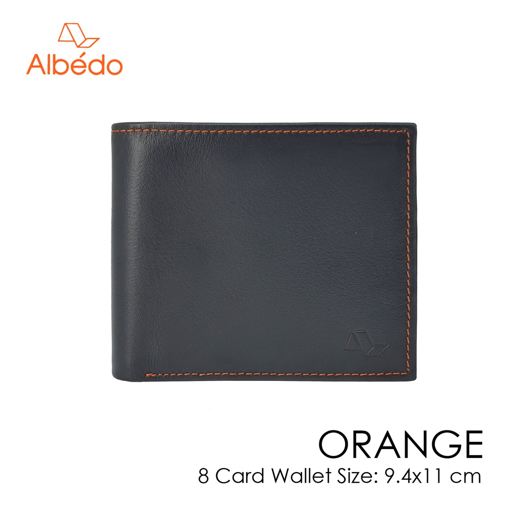 [Albedo] ORANGE 8 CARD WALLET กระเป๋าสตางค์/กระเป๋าเงิน/กระเป๋าใส่บัตร รุ่น ORANGE - OR05499
