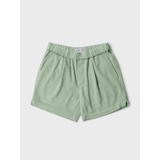 [JBB*] MINT GREEN TERRY CLOTH EASY SHORTS เจบีบี กางเกงขาสั้น กางเกงขาสั้นลำลอง กางเกงเอวยางยืด ผ้าคอตตอน สีเขียนมิ้น