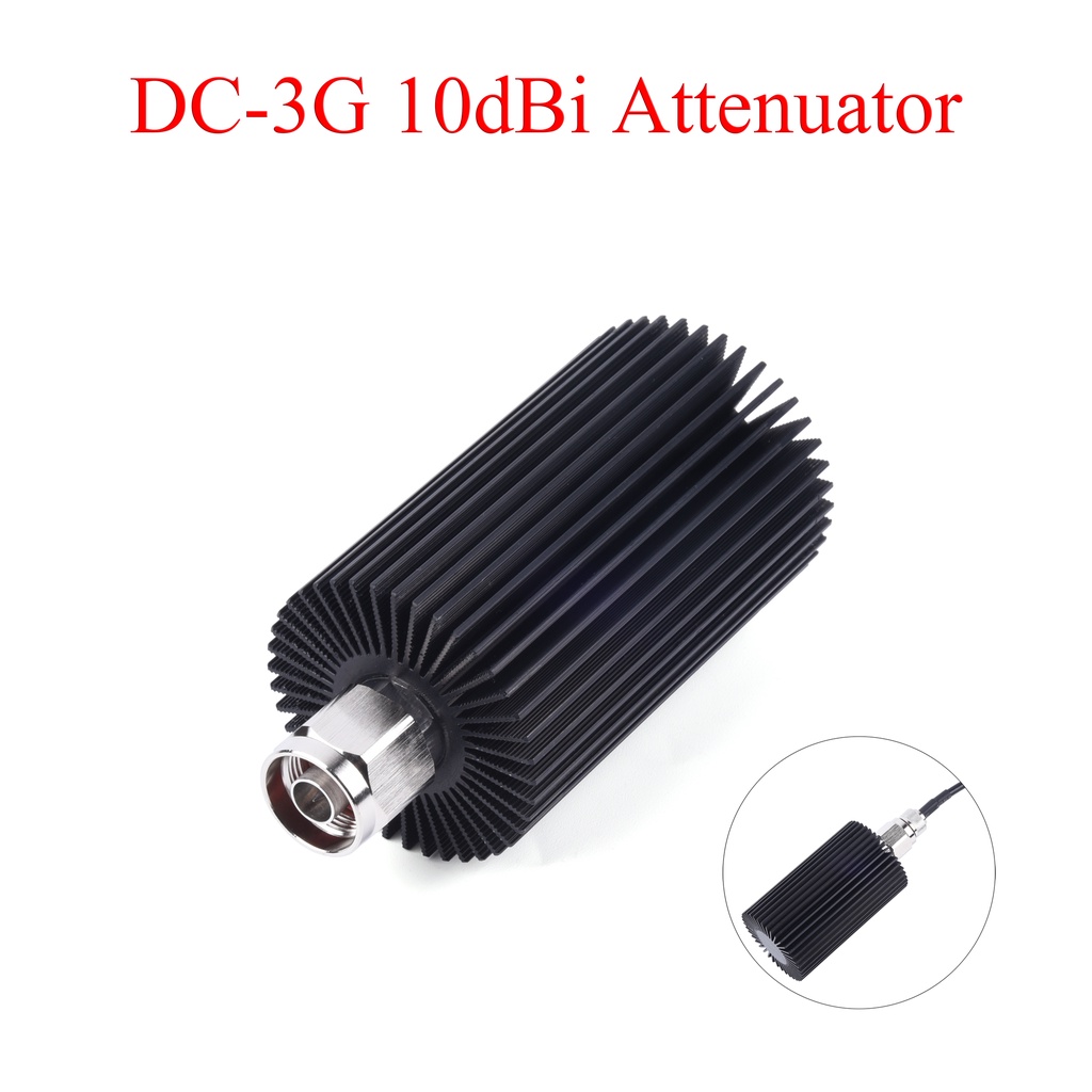 Rf Coaxial Dummy Load N Male DC-3G อุปกรณ์เชื่อมต่อ 50W 800-3000MHz