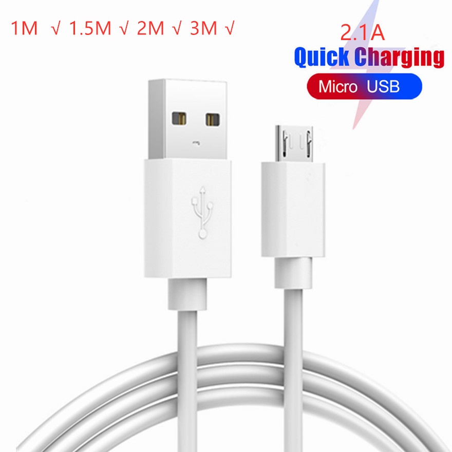 1M Micro USB Cable Fast Charging Data Sync USB Charger CABLE สําหรับ S6 แท็บเล็ตโทรศัพท์มือถือสาย