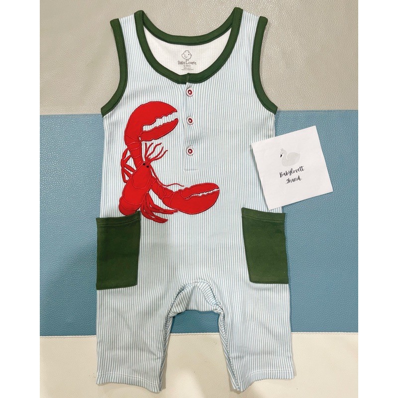 Size 12-18 ,Used like New‼️Babylovett Romper Lobster Collection 🦞🦐